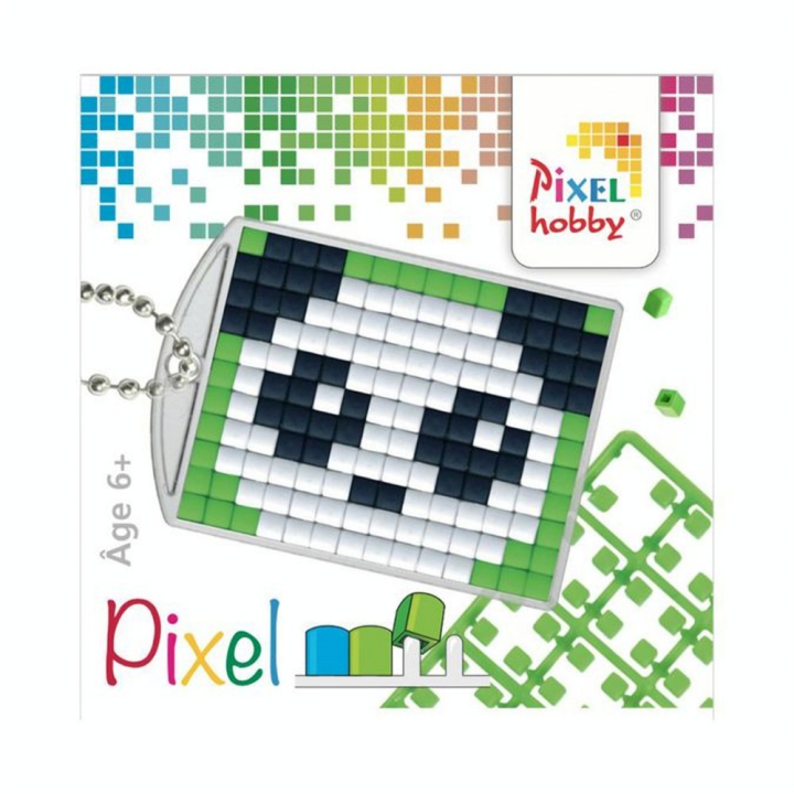 Kit créatif Pixel porte-clé 4 x 3 cm - Panda - Pixel Hobby - Rougier et Plé