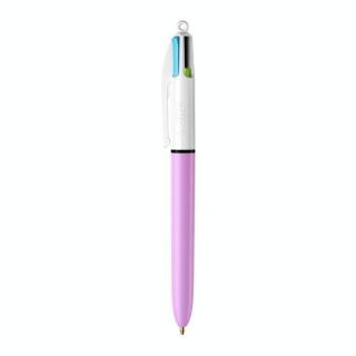 Stylo bille 4 couleurs Corps Fun Mauve - Bic - Rougier et Plé