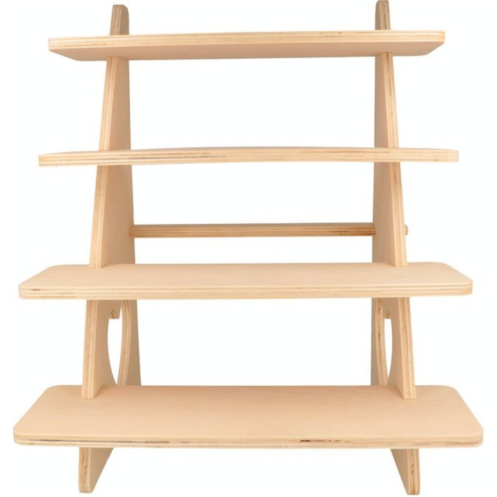 Présentoir en bois 4 étagères 35 x 18 x 12 cm - Artemio - Rougier et Plé