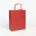 Sac en Kraft Vergé 110 g/m² 16 x 8 x 21 cm Rouge - Clairefontaine - Rougier et Plé