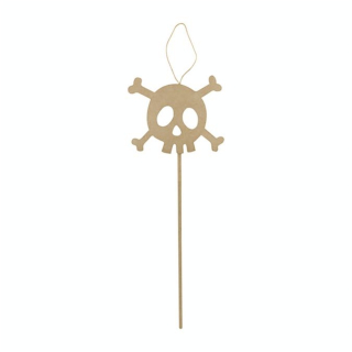 Baguette Tête de mort 1 x 14 x 36 cm - Décopatch - Rougier et Plé