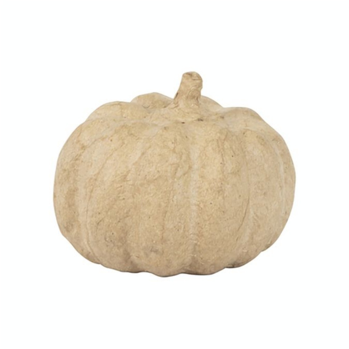 Citrouille en papier mâché 8 x 6.5 cm - Décopatch - Rougier et Plé
