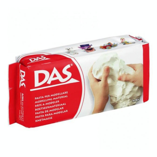 Pâte à modeler autodurcissante Pain de 1 kg Blanc - Das - Rougier et Plé