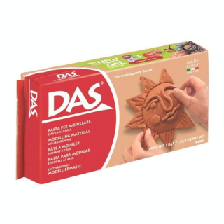 Pâte à modeler autodurcissante Pain de 1 kg Terracotta - Das - Rougier et Plé
