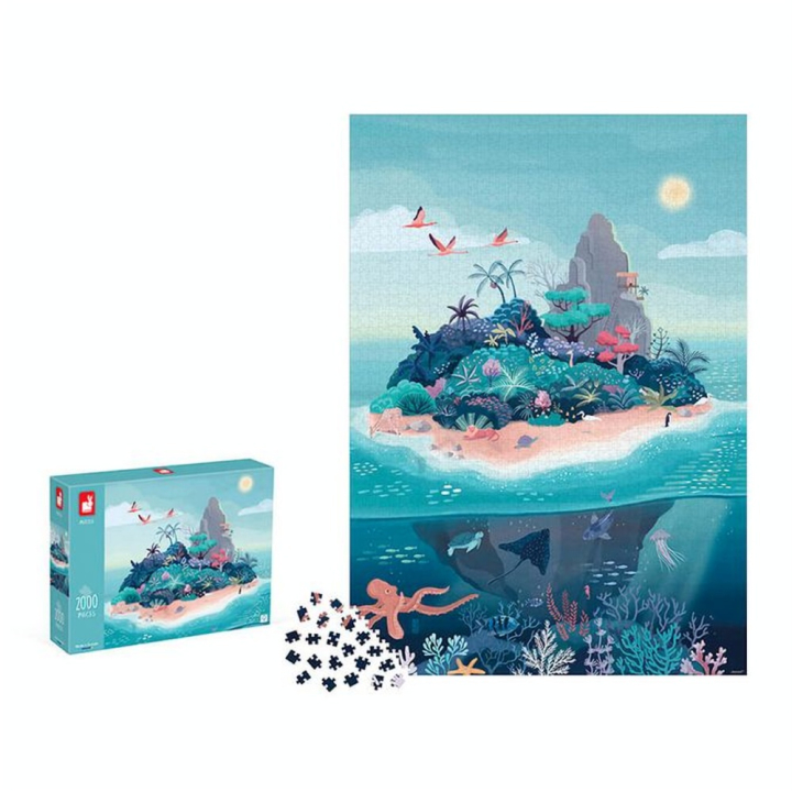 Puzzle L'île mystérieuse 2000 pièces - Janod - Rougier et Plé