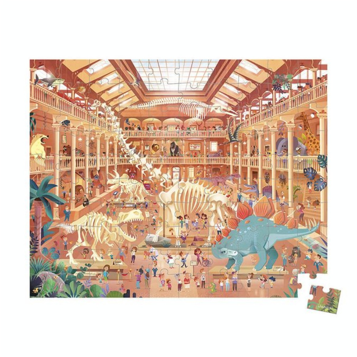 Puzzle Musée Histoire naturelle 100 pièces - Janod - Rougier et Plé