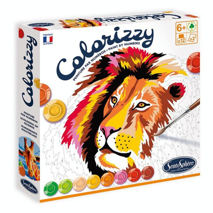 Peinture par numéro Colorizzy Savane - Sentosphère - Rougier et Plé