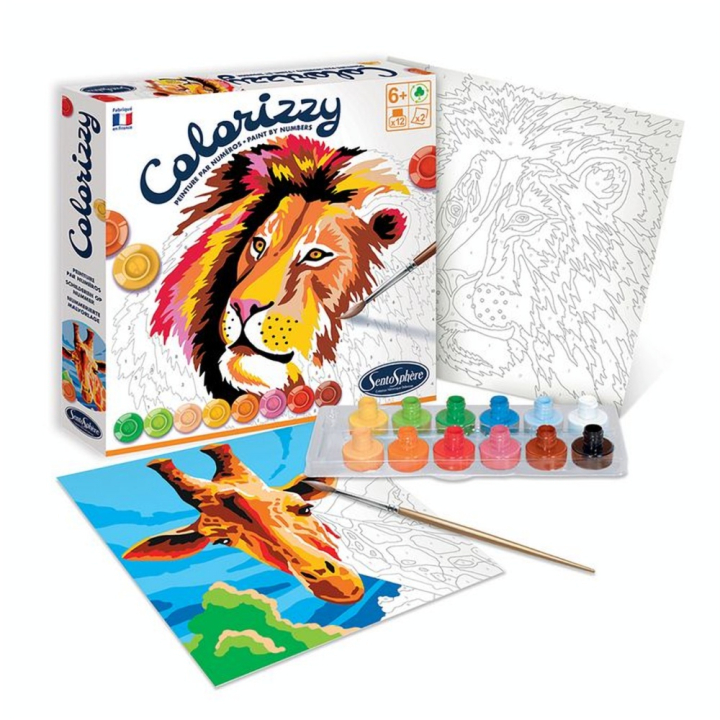 Peinture par numéro Colorizzy Savane - Sentosphère - Rougier et Plé