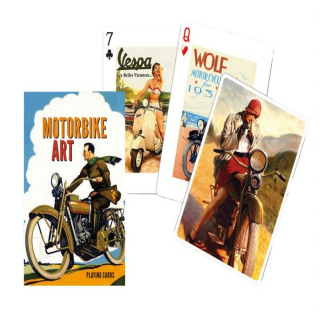 Jeu de cartes Motorbike Art - Piatnik - Rougier et Plé