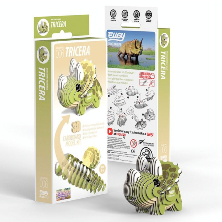 Maquette 3D en carton Triceratops - Eugy - Rougier et Plé