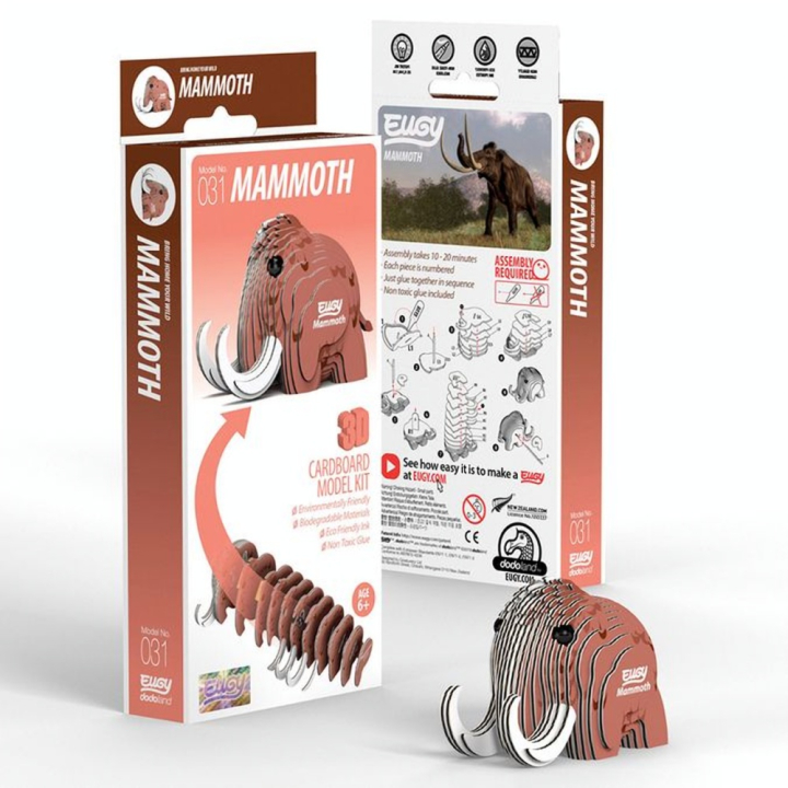 Maquette 3D en carton Mammouth - Eugy - Rougier et Plé