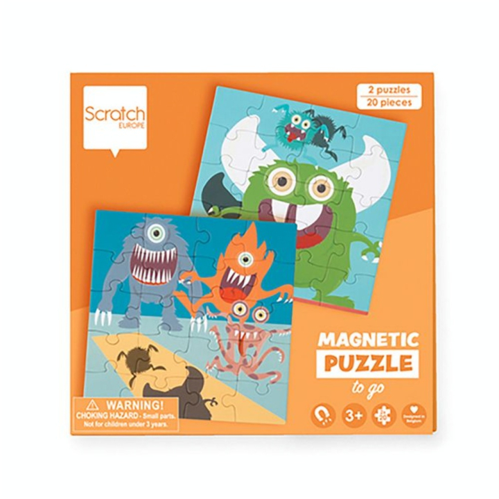 Livre de Puzzle magnétique Monstre - Scratch - Rougier et Plé