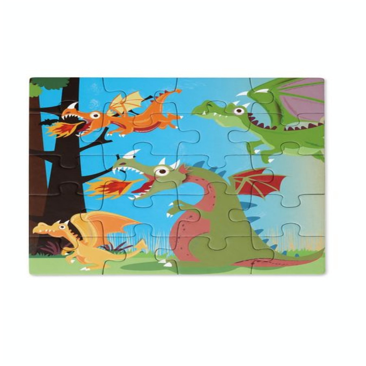 Livre de Puzzle magnétique Dragon - Scratch - Rougier et Plé