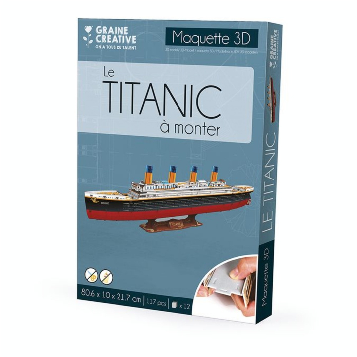 Maquette Puzzle 3D Le Titanic - Graine Créative - Rougier et Plé