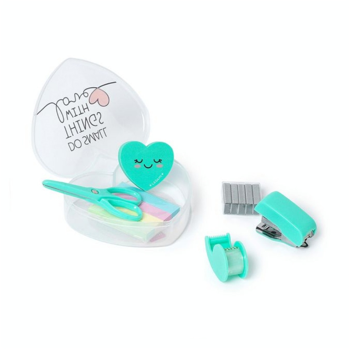 Mini Set de Papeterie Coeur - Legami - Rougier et Plé