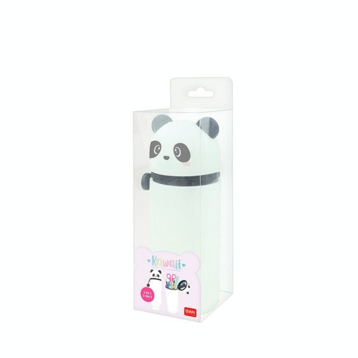 Trousse 2 en 1 Silicone Souple Kawaï Panda - Legami - Rougier et Plé