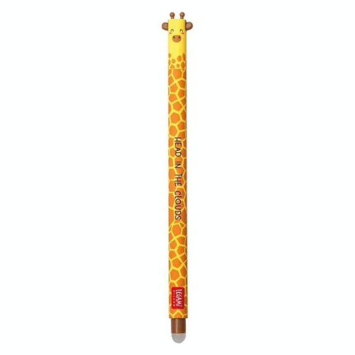 Stylo Gel Effaçable Girafe Noir - Legami - Rougier et Plé