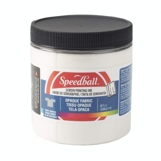 Encre Sérigraphie Tissus Opaque 236 ml Blanc - Speedball - Rougier et Plé