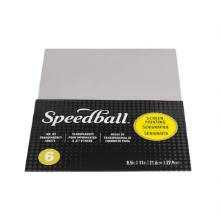 Transparent Sérigraphie 21.6 x 27.9 cm 6 pcs - Speedball - Rougier et Plé