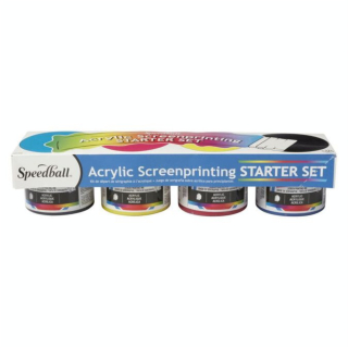 Encre Sérigraphie Acrylique 118 ml 4 couleurs - Speedball - Rougier et Plé