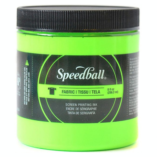 Encre Sérigraphie 236 ml Vert Citron Fluo - Speedball - Rougier et Plé