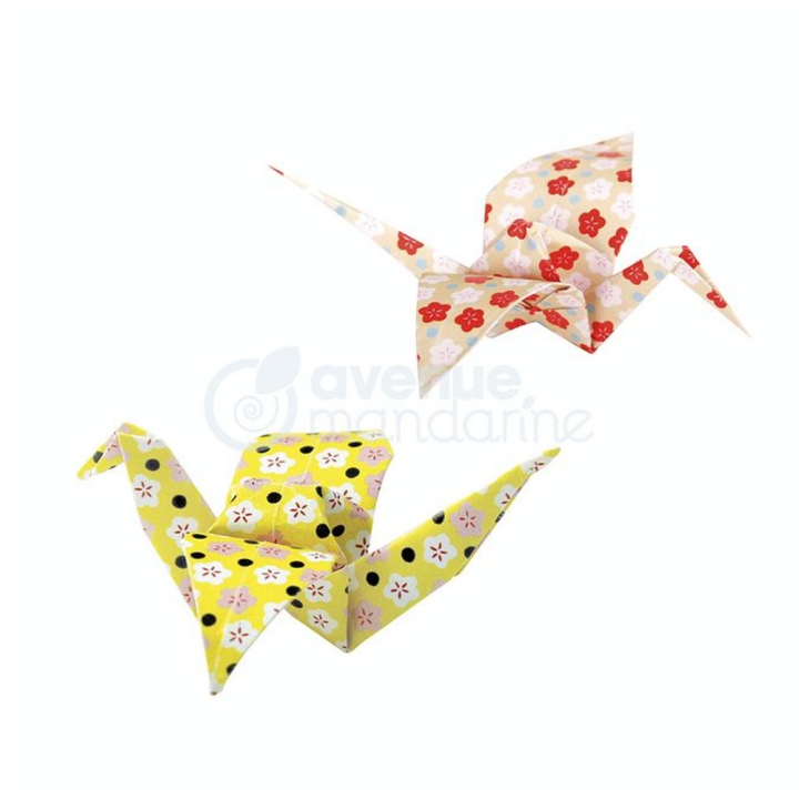 Papier Origami 20 x 20 cm 60 Feuilles Nippon - Avenue Mandarine - Rougier et Plé