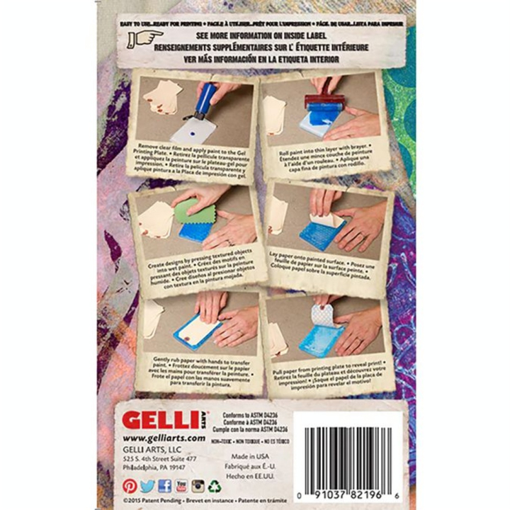 Plaque de Gel pour Impression - Gelli Arts - Rougier et Plé