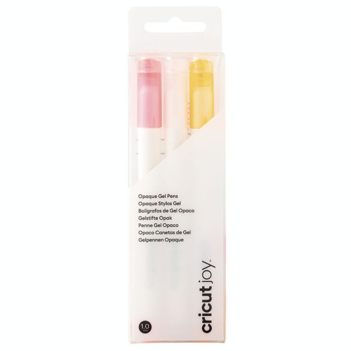 Stylo Encre Gel Opaque 3 pcs Rose Orange Blanc - Cricut - Rougier et Plé