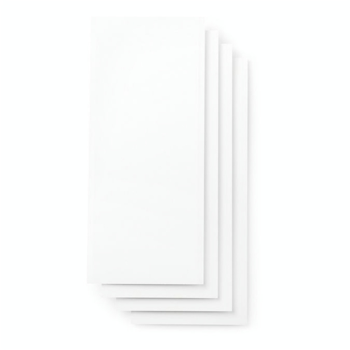 Vinyle Inscriptible Permanent 4 Feuilles 14 x 33 cm Transparent - Cricut - Rougier et Plé