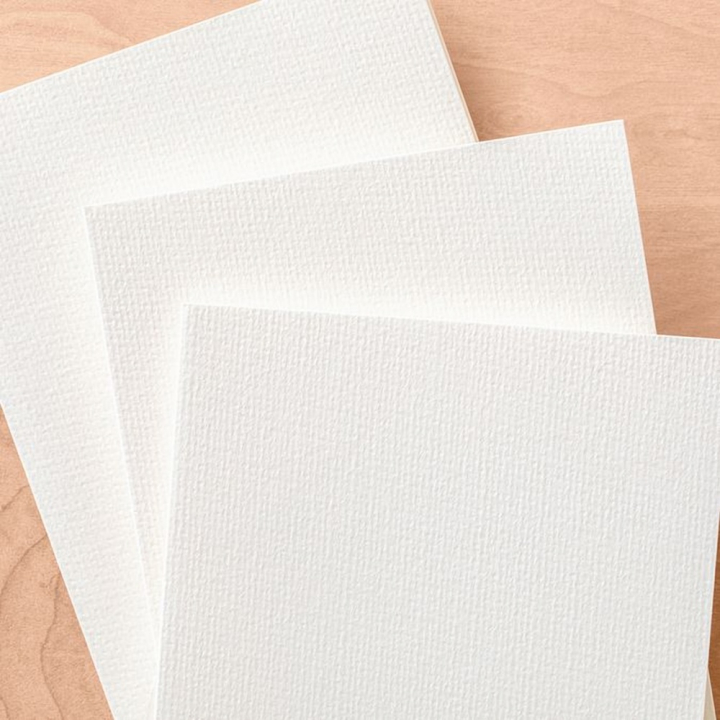 Kit Carterie Aquarelle 12 pcs 12.1 x 12.1 cm Ivoire - Cricut - Rougier et Plé