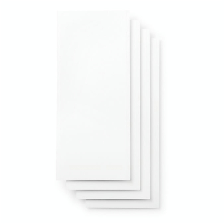 Vinyle Inscriptible Amovible 4 Feuilles 14 x 33 cm Transparent - Cricut - Rougier et Plé