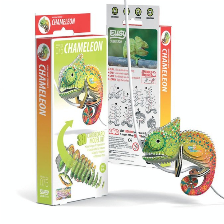 Maquette 3D en carton Caméléon - Eugy - Rougier et Plé