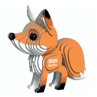 Maquette 3D en carton Renard Roux - Eugy - Rougier et Plé