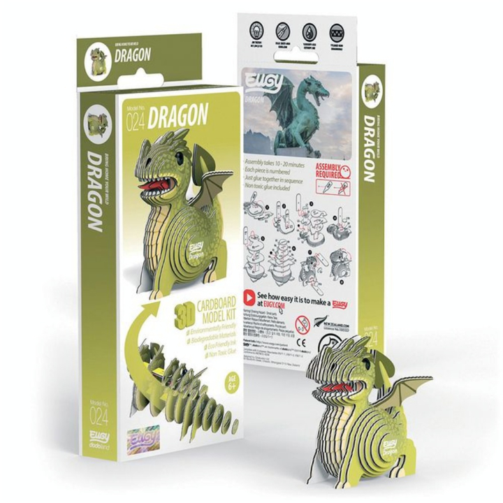 Maquette 3D en carton Dragon - Eugy - Rougier et Plé