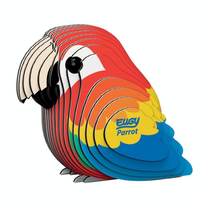 Maquette 3D en carton Perroquet - Eugy - Rougier et Plé