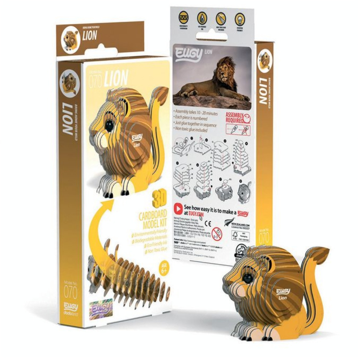 Maquette 3D en carton Lion - Eugy - Rougier et Plé