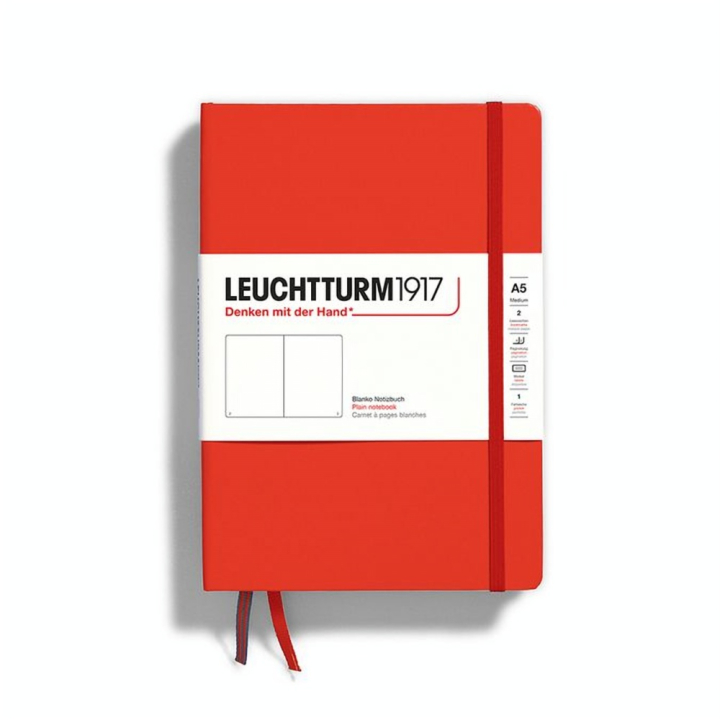 Carnet de notes A5 14.5 x 21 cm Natural Colours Couverture Rigide Pages Blanches - Leuchtturm1917 - Rougier et Plé