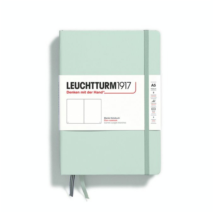 Carnet de notes A5 14.5 x 21 cm Natural Colours Couverture Rigide Pages Blanches - Leuchtturm1917 - Rougier et Plé