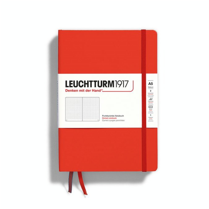 Carnet de notes A5 14.5 x 21 cm Natural Colours Couverture Rigide Pointillés - Leuchtturm1917 - Rougier et Plé