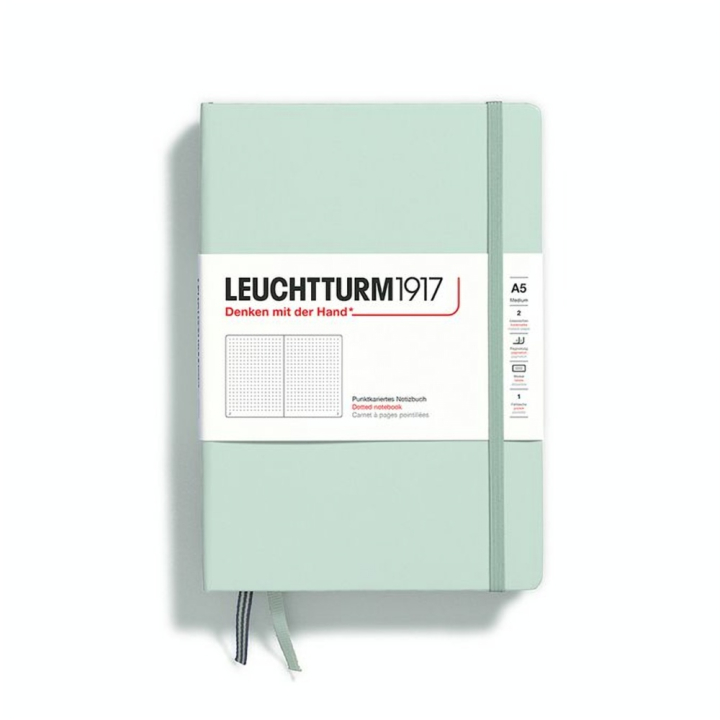 Carnet de notes A5 14.5 x 21 cm Natural Colours Couverture Rigide Pointillés - Leuchtturm1917 - Rougier et Plé