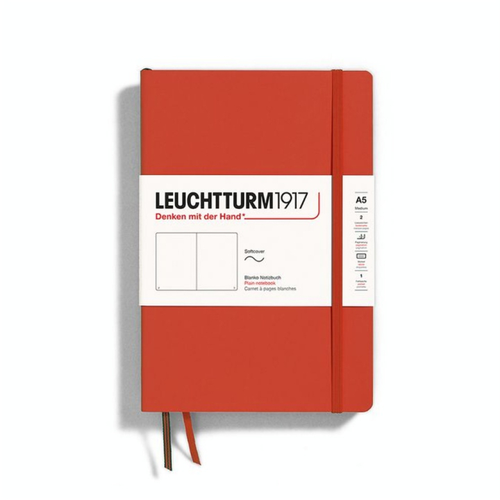 Carnet de notes A5 14.5 x 21 cm Natural Colours Couverture Souple Pages Blanches - Leuchtturm1917 - Rougier et Plé