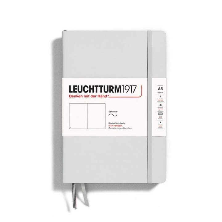 Carnet de notes A5 14.5 x 21 cm Natural Colours Couverture Souple Pages Blanches - Leuchtturm1917 - Rougier et Plé