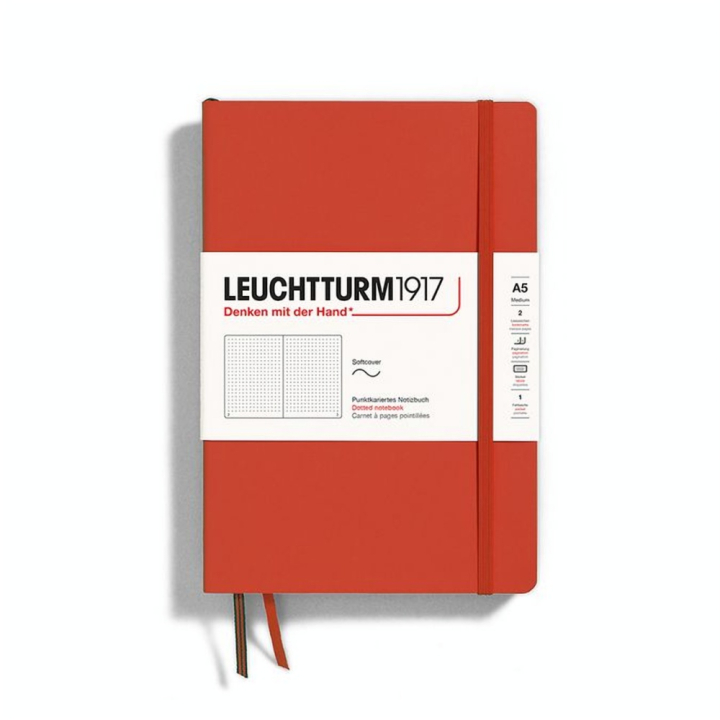 Carnet de notes A5 14.5 x 21 cm Natural Colours Couverture Souple Pointillés - Leuchtturm1917 - Rougier et Plé