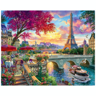 Peinture par numéro Diner en bords de Seine - Figured'Art - Rougier et Plé