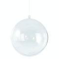 Boule en plastique en 2 parties Ø 12 cm - Rayher - Rougier et Plé