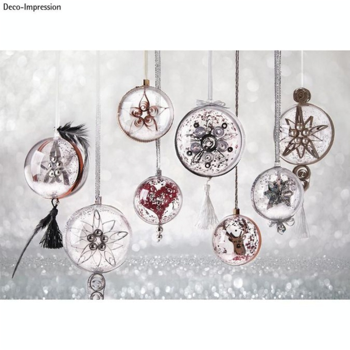 Boule en plastique en 2 parties Ø 12 cm - Rayher - Rougier et Plé