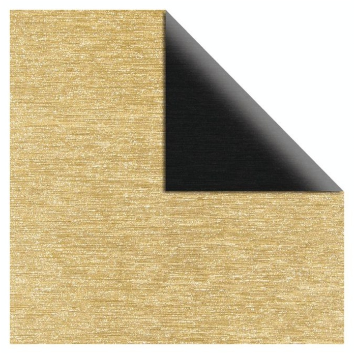 Papier effet métal brossé Or 30,5 x 30,5 cm 250 g/m² - Rayher - Rougier et Plé