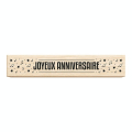 Tampon bois Joyeux Anniversaire - Aladine - Rougier et Plé