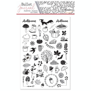 Tampons Stampo bullet journal - Automne - Aladine - Rougier et Plé