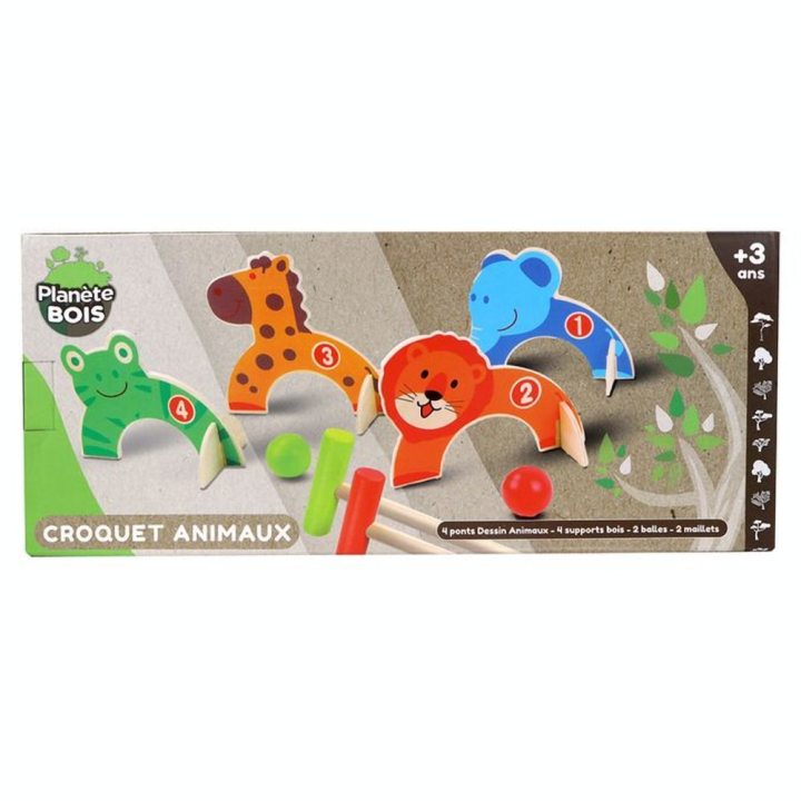 Jeu de croquet Animaux - MGM - Rougier et Plé